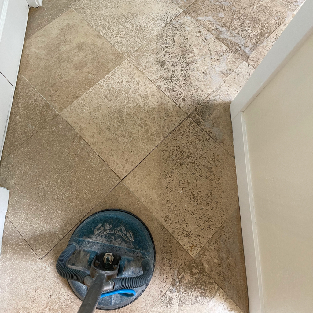 travertine tile cleaning scottsdale