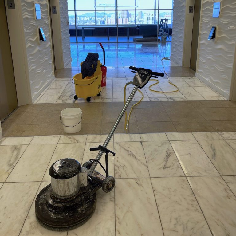 commercial travertine polishing